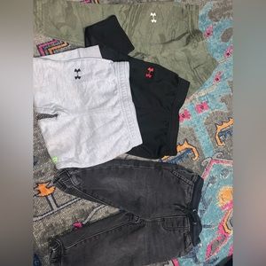 Toddler boys UA & Cat & Jack pants/jeans - size 18 mos -smoke free pet free hone